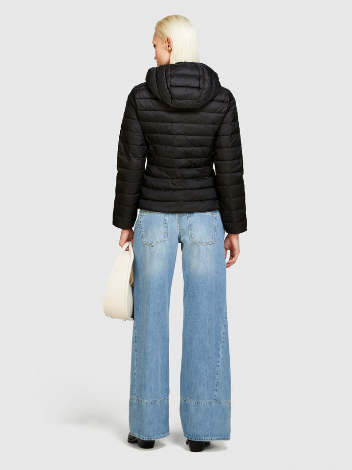 Padded slim comfort fit jacket - women's puffer jackets and coats - Black | Sisley image number 3